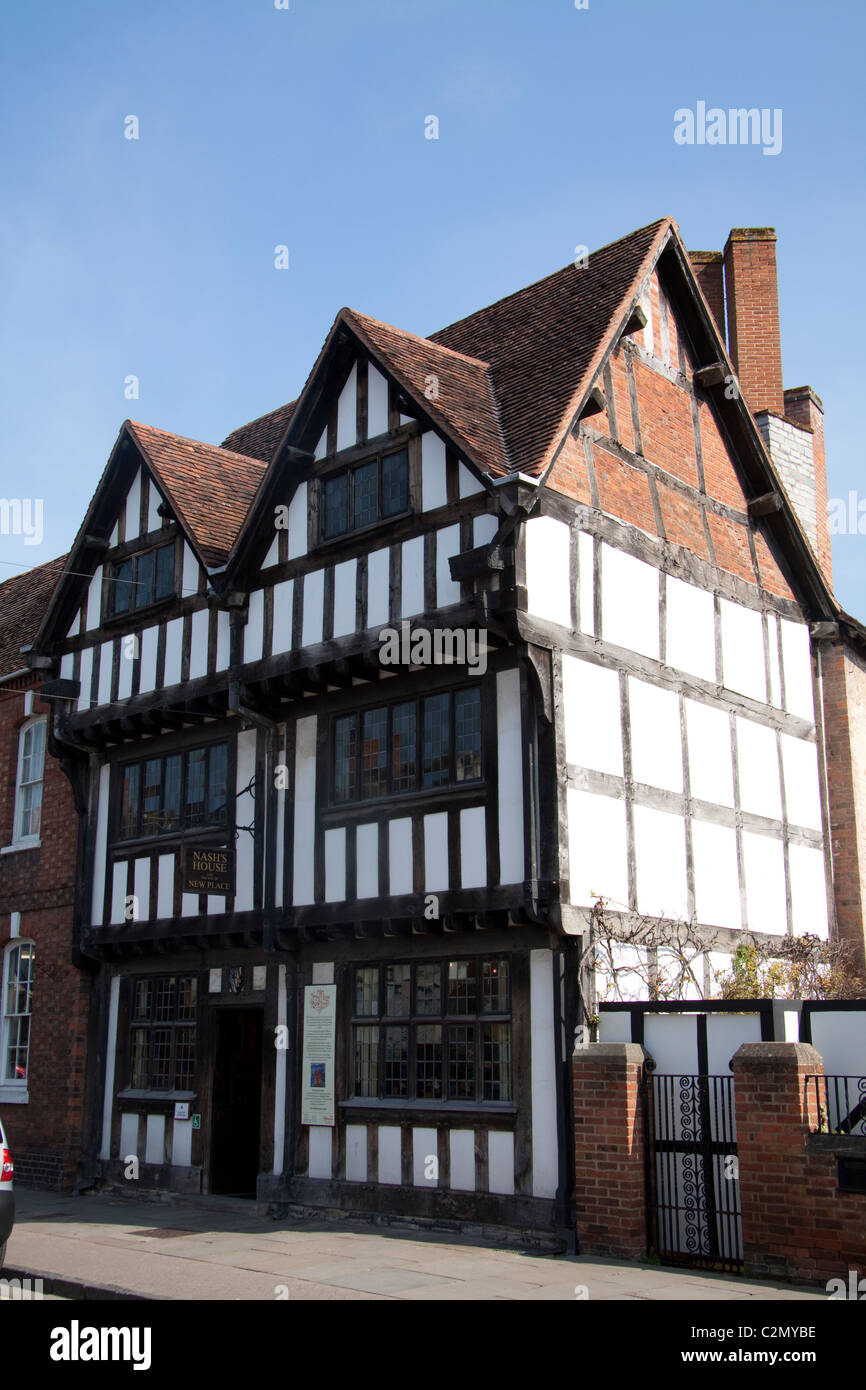 Nash's House Stratford upon Avon Stock Photo Alamy