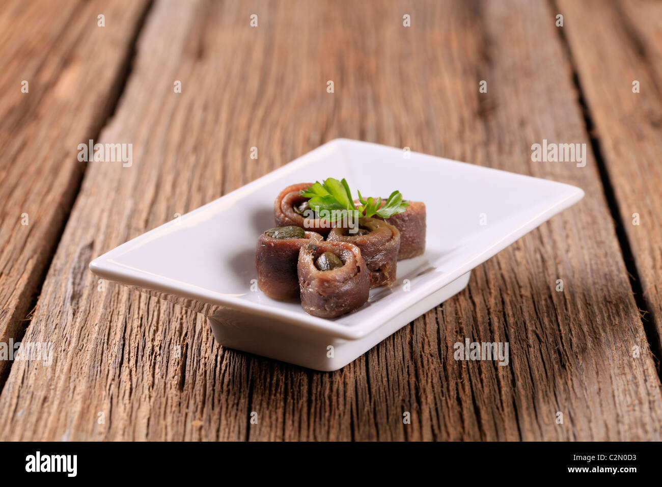 Rolled In Anchovy fillets hi-res stock photography and images - Alamy