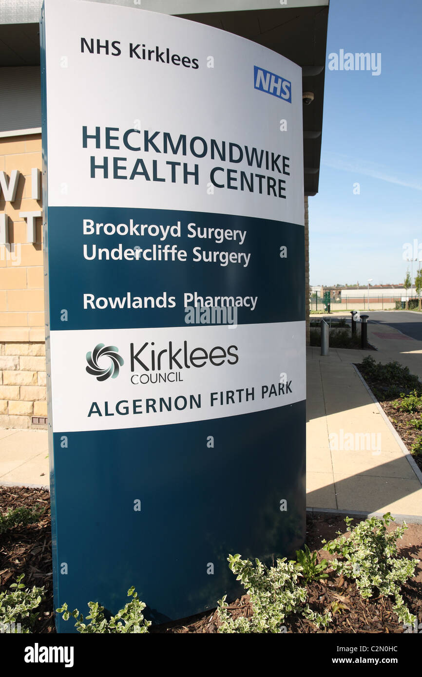 kirklees primary care centre in Heckmondwike Stock Photo