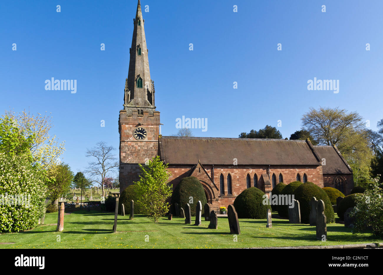 St Benedicts Biscop church Wombourne Stock Photo