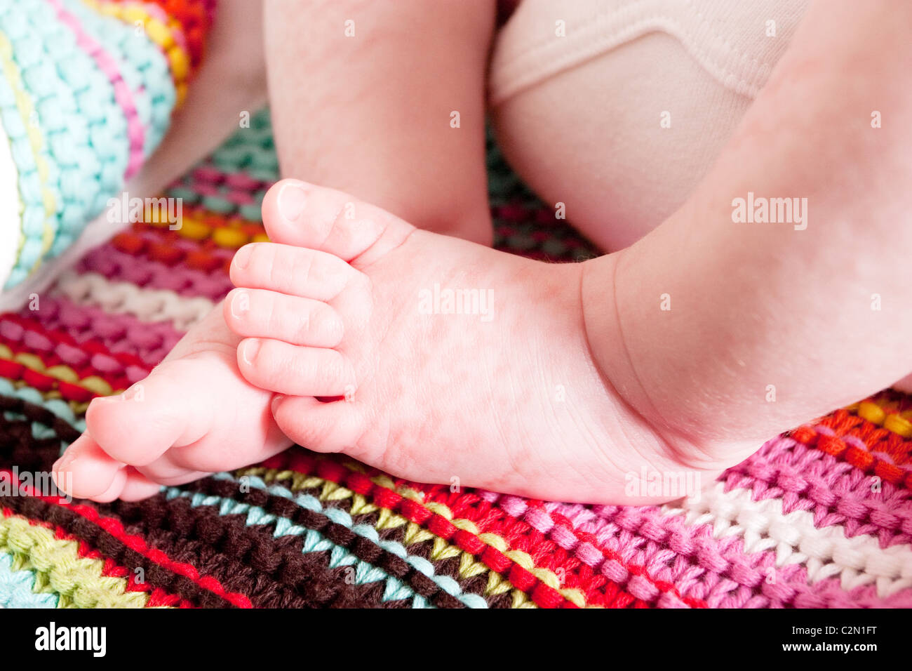 Newborn baby girls feet hires stock photography and images Alamy