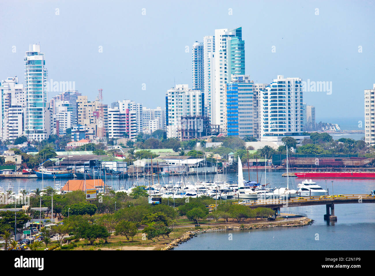 Modern Cartagena, Colombia Stock Photo