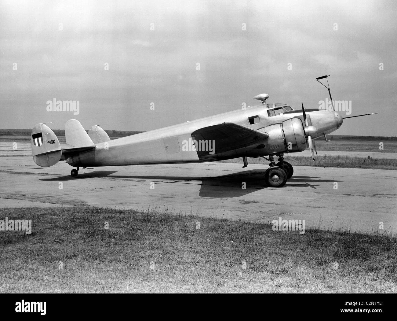 Lockheed 12A Electra Junior aircraft Stock Photo