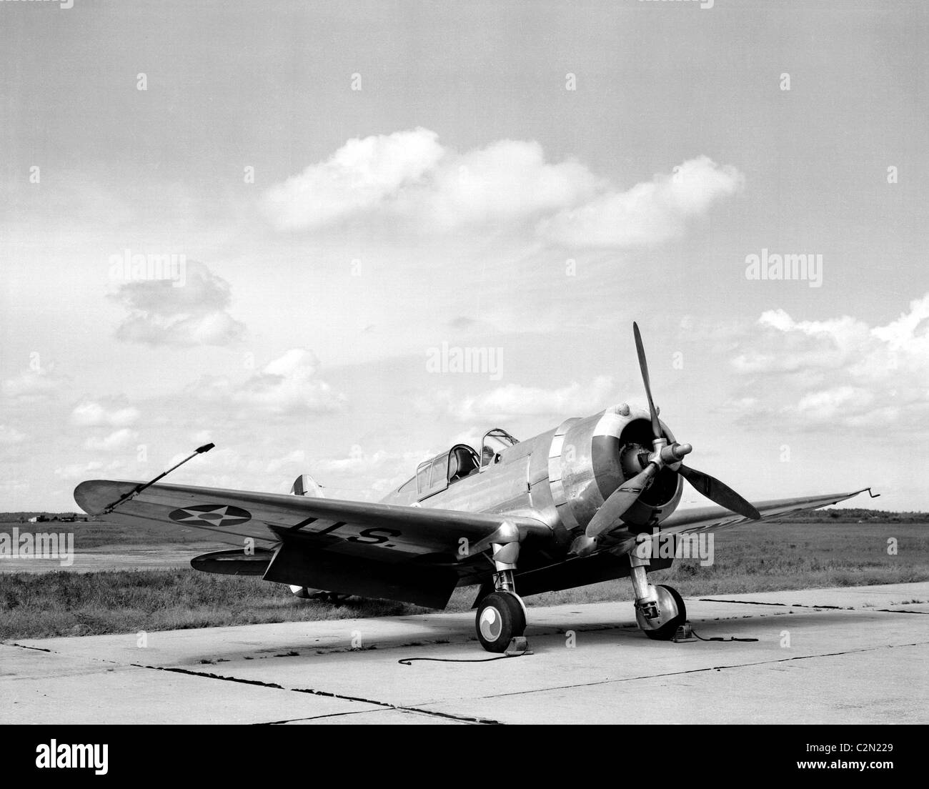 Curtiss P-36 Hawk, Curtiss P-36A Hawk aircraft Stock Photo