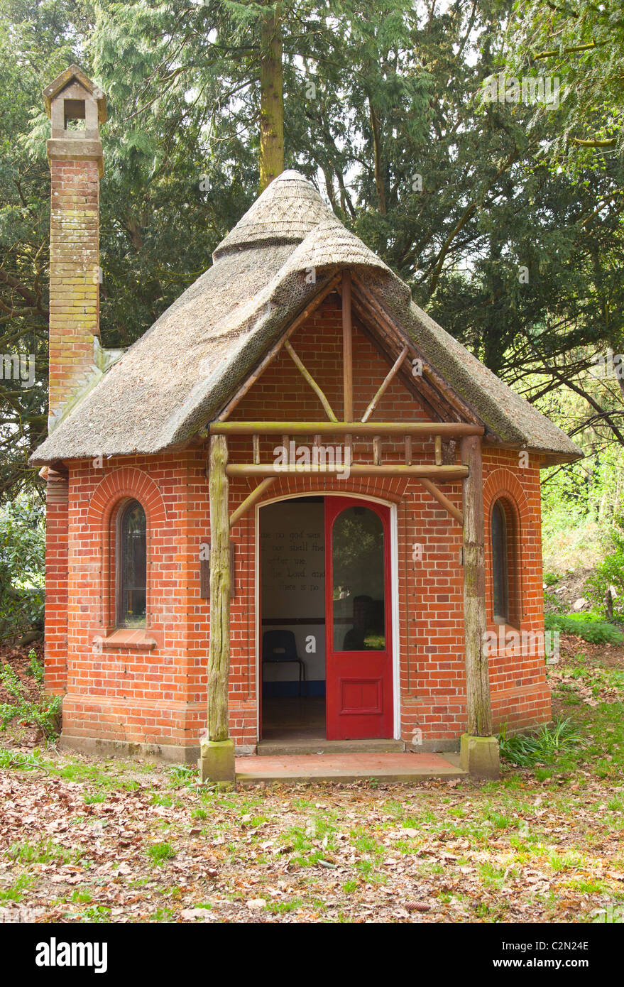 Letton Hall summerhouse Stock Photo