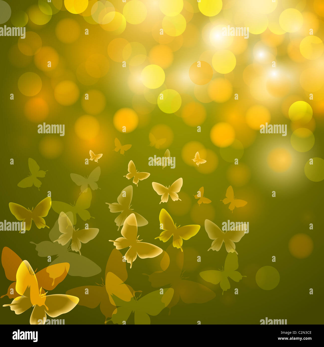Abstract colorful background with butterflies. A vector Stock Photo - Alamy