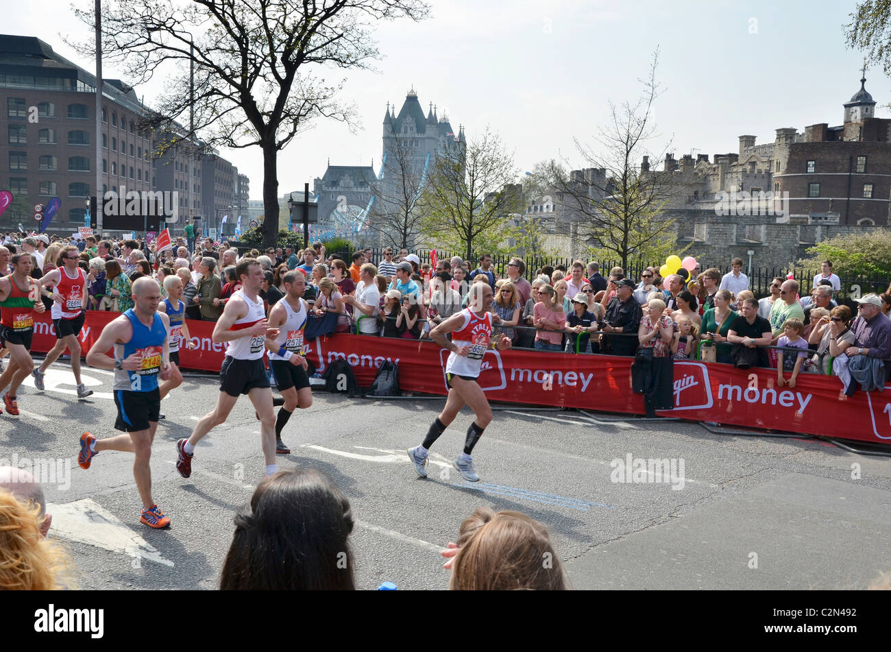 Virgin London Marathon 2011 Stock Photo Alamy