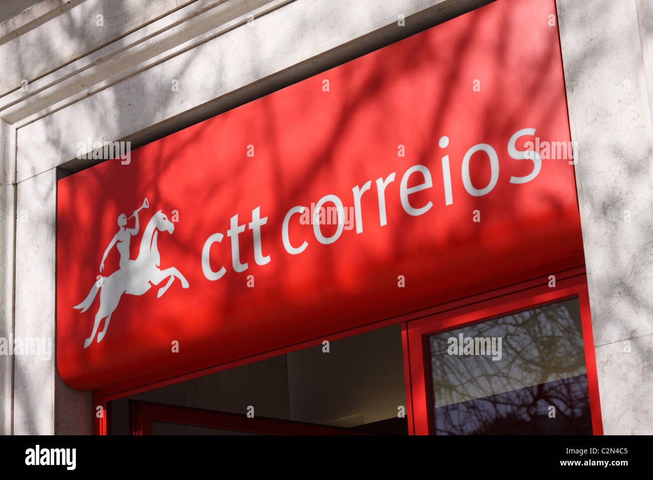 CTT Correios Portuguese post office in Lisbon Portugal Stock Photo - Alamy