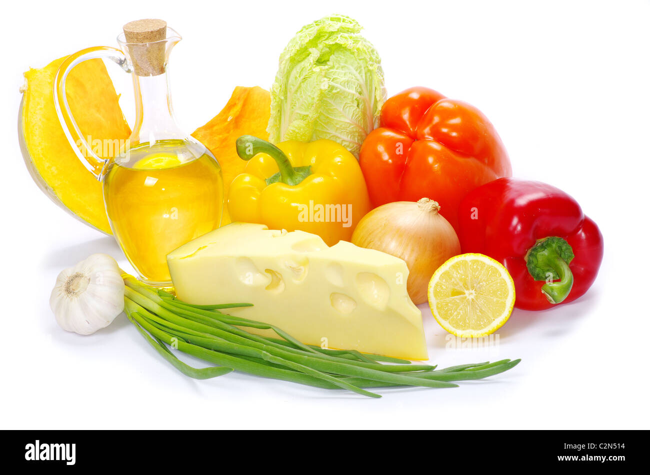 vegetable isolated on white background Stock Photo