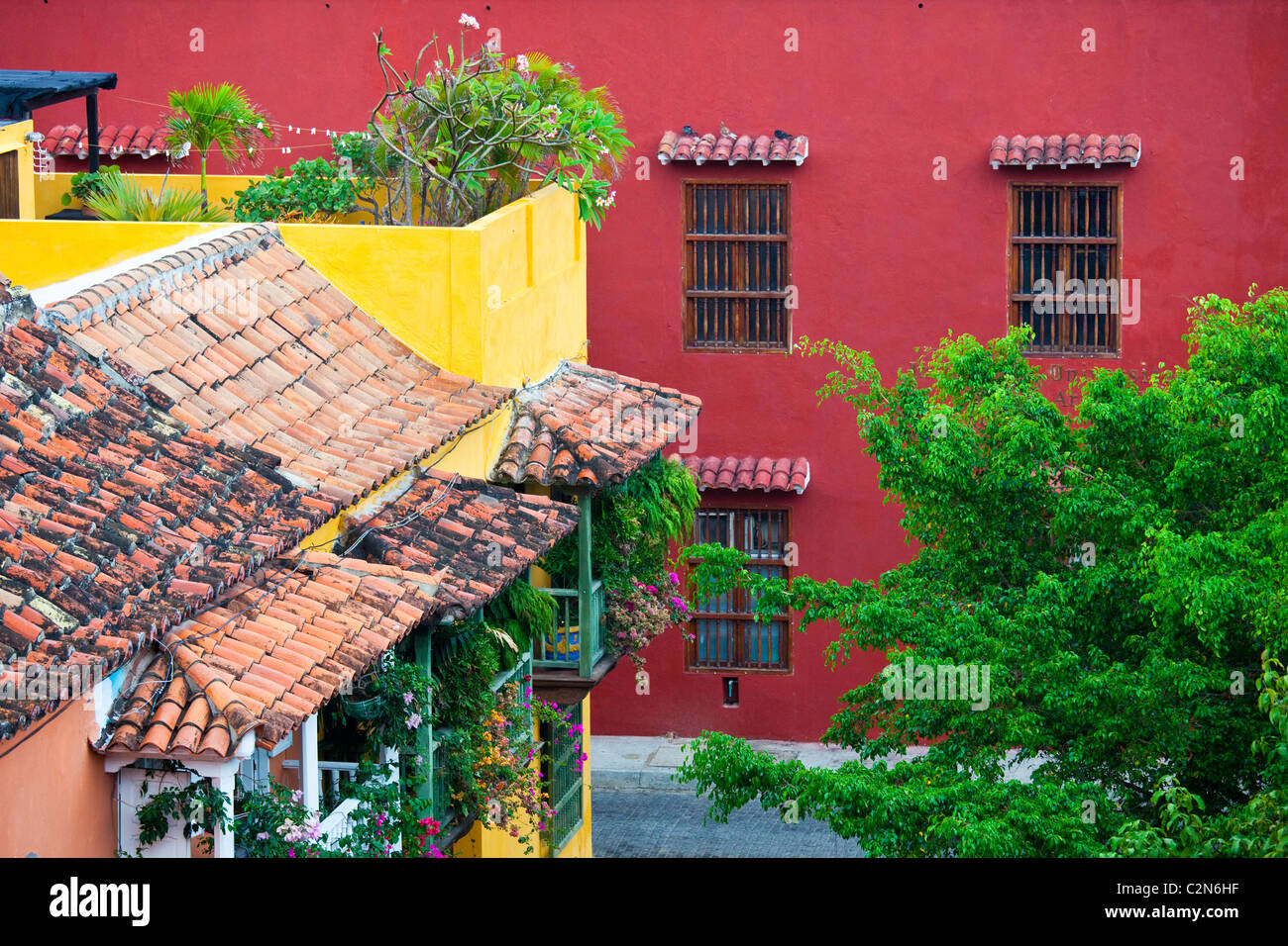 Map Of Old Town Cartagena Colombia