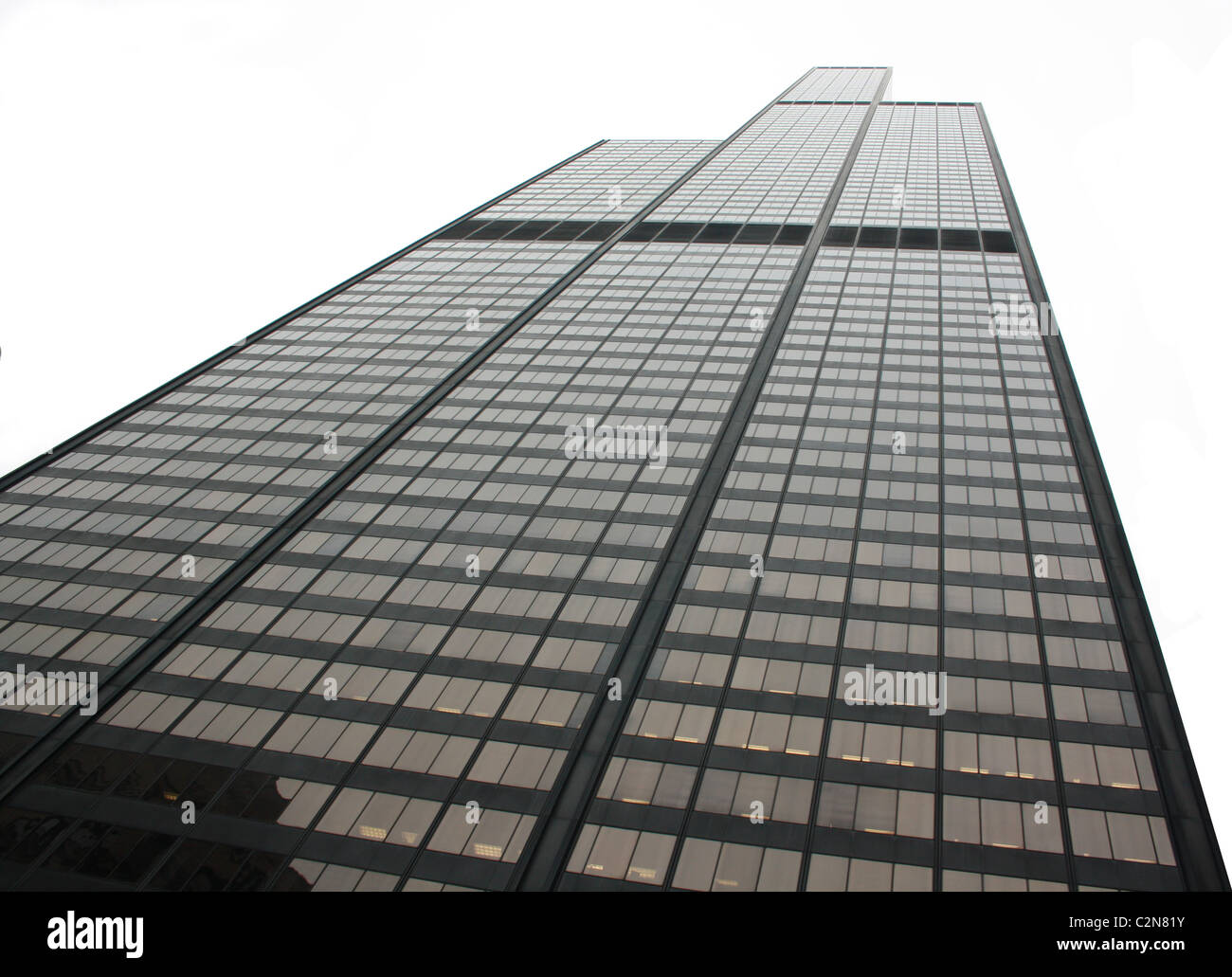 Sears tower reaching for the sky Stock Photo
