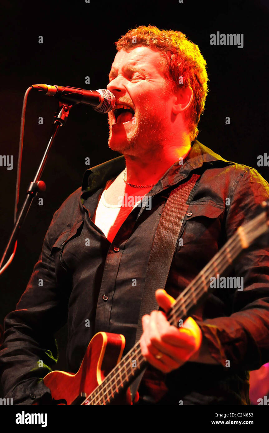 Andy Miller from Dodgy performing live at the Shepherds Bush Empire ...
