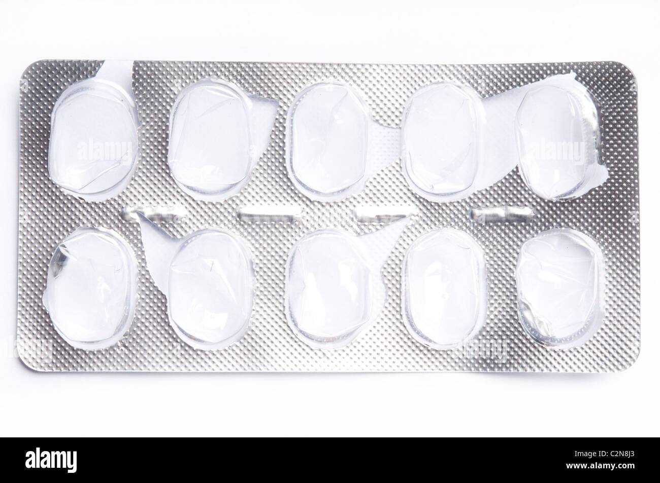 empty medicine blister Stock Photo Alamy