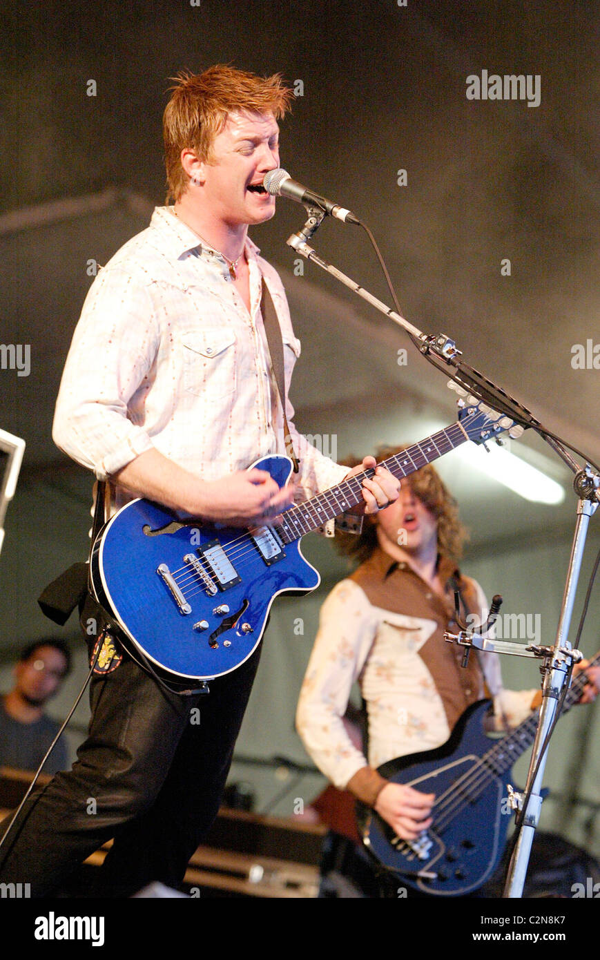 Josh Homme From Queens Of The Stone Age Performing Live In Concert As Josh Homme From Queens Of The Stone Age Performing Live In Concert As