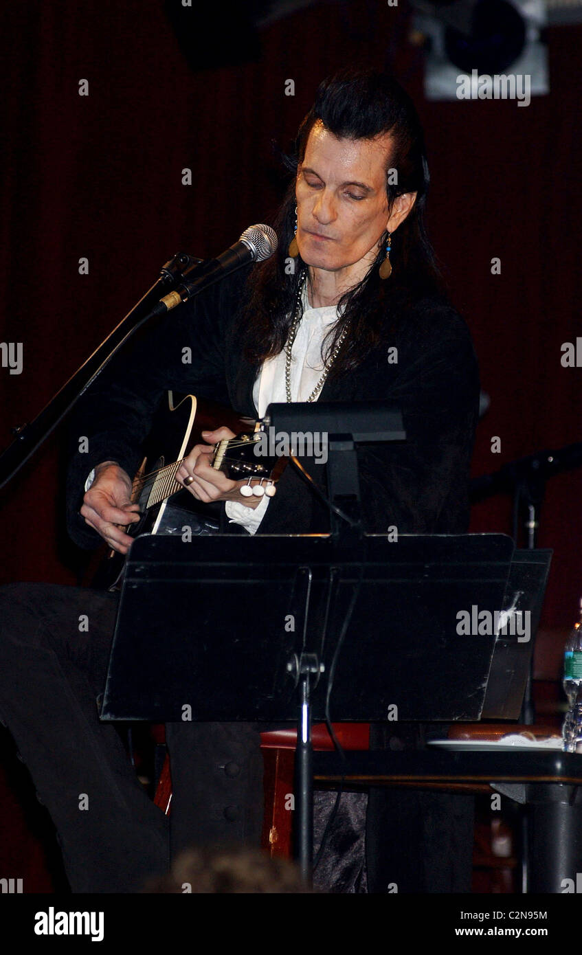 Willy DeVille performing at the B.B. King's Blues Club New York City, USA - 28.03.08 Stock Photo