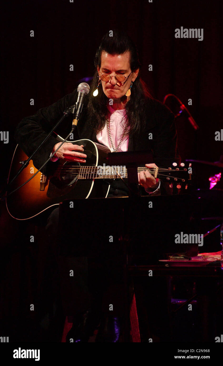 Willy DeVille performing at the B.B. King's Blues Club New York City, USA - 28.03.08 Stock Photo