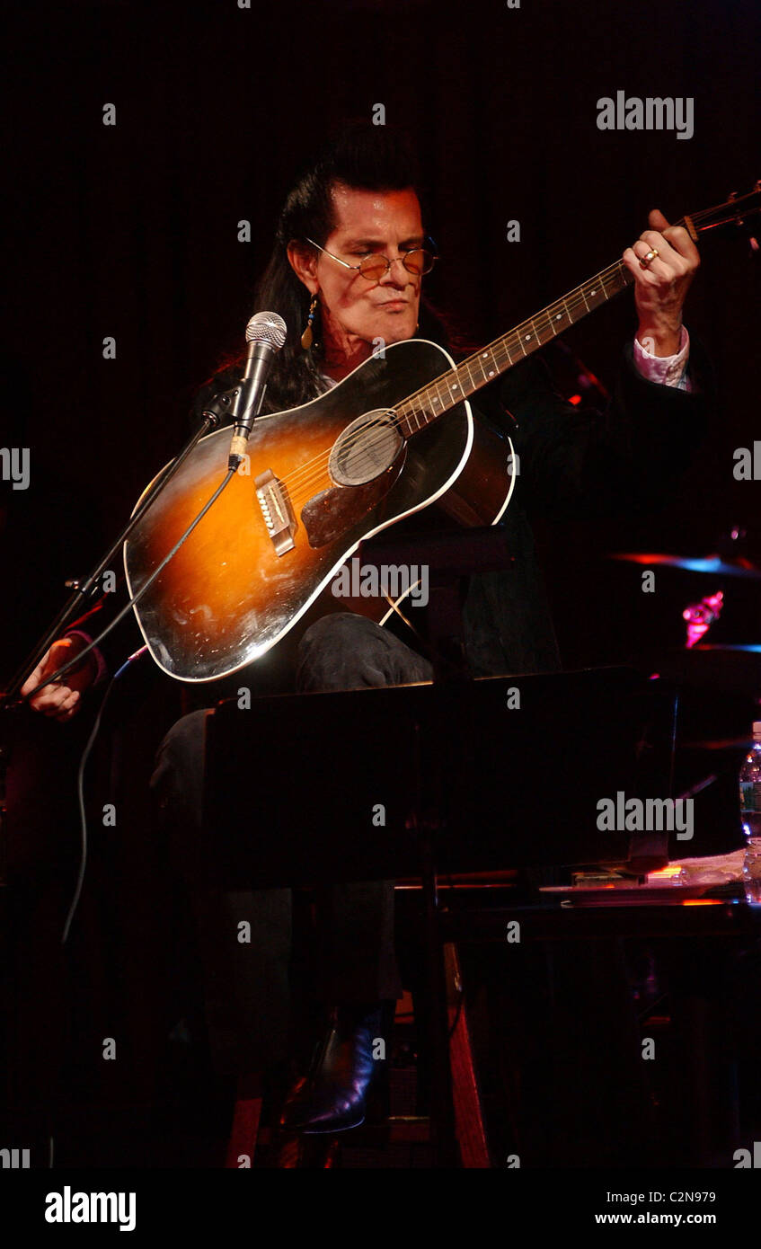 Willy DeVille performing at the B.B. King's Blues Club New York City, USA - 28.03.08 Stock Photo