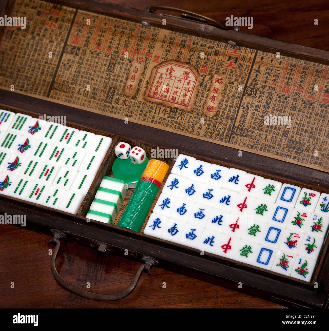 Antique Rare Complete c.1900 Chinese Mahjong Set (no English no Arabic –  Shogun's Gallery