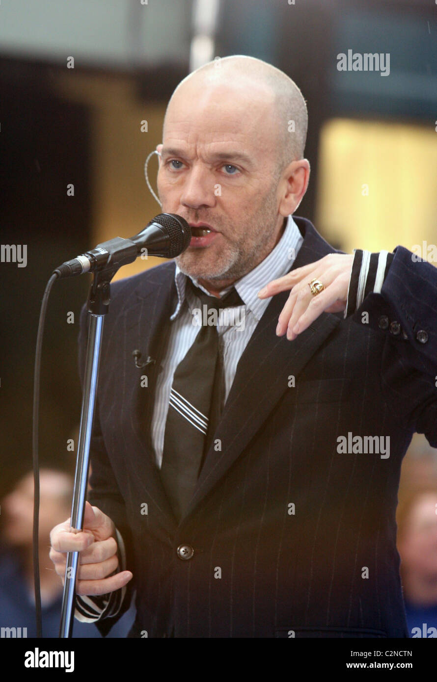 Michael Stipe R.E.M performs live on NBC's 'The Today Show' Toyota
