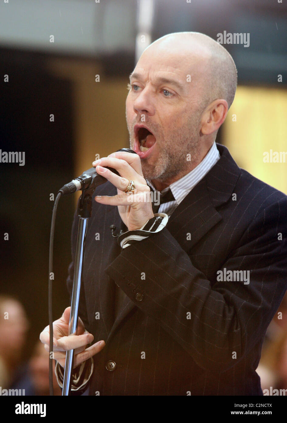 Michael Stipe R.E.M performs live on NBC's 'The Today Show' Toyota