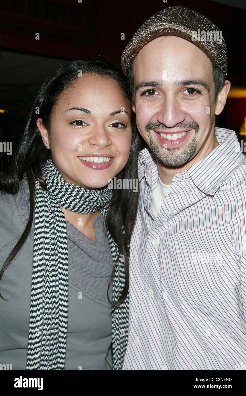 Karen Olivo Lin Manuel Miranda Unveiling of Priscilla Lopez s