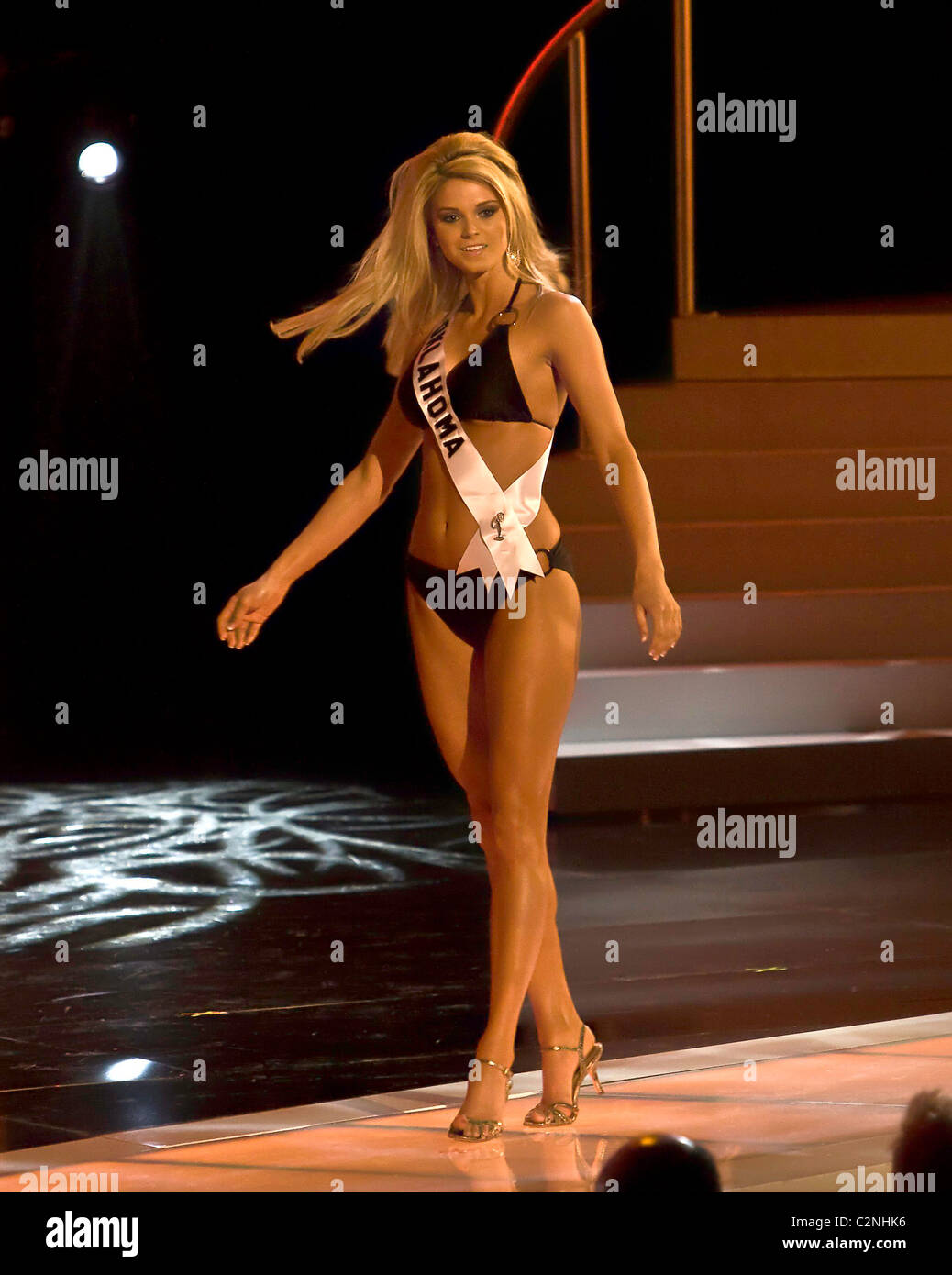 Miss Oklahoma - Lindsey Jo Harrington Miss USA Preliminary Competition -  held at Planet Hollywood Theatre for the Performing Stock Photo - Alamy