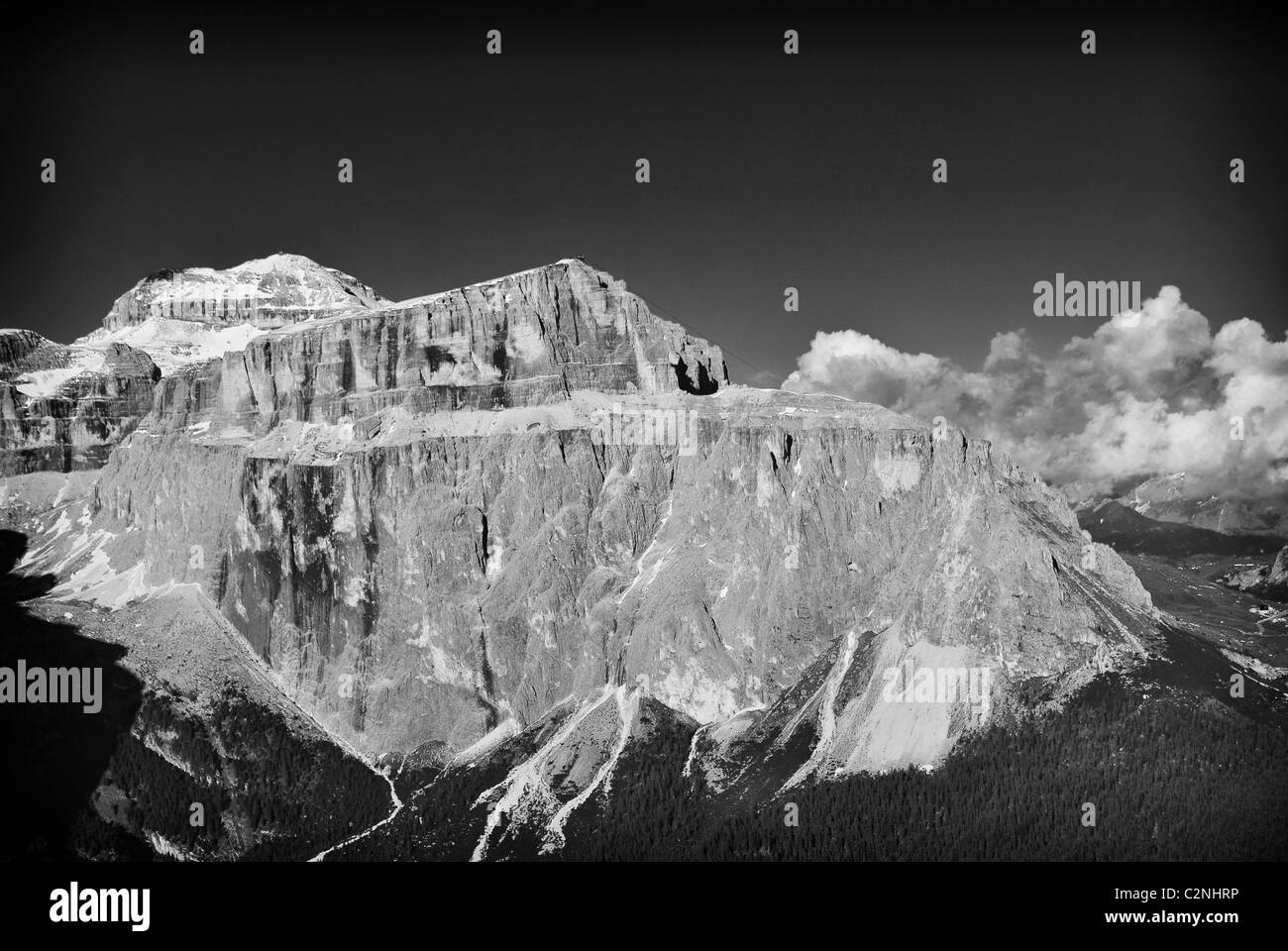 Spring in the swiss alps Black and White Stock Photos & Images - Alamy