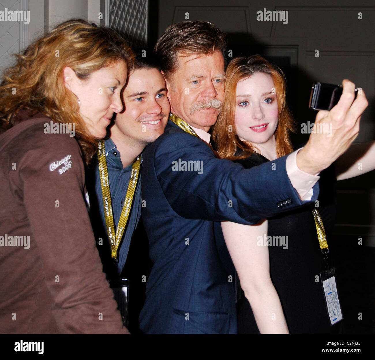 Fan, Jason Ritter, William H. Macy and Fiona Glascott The cast of 'The ...