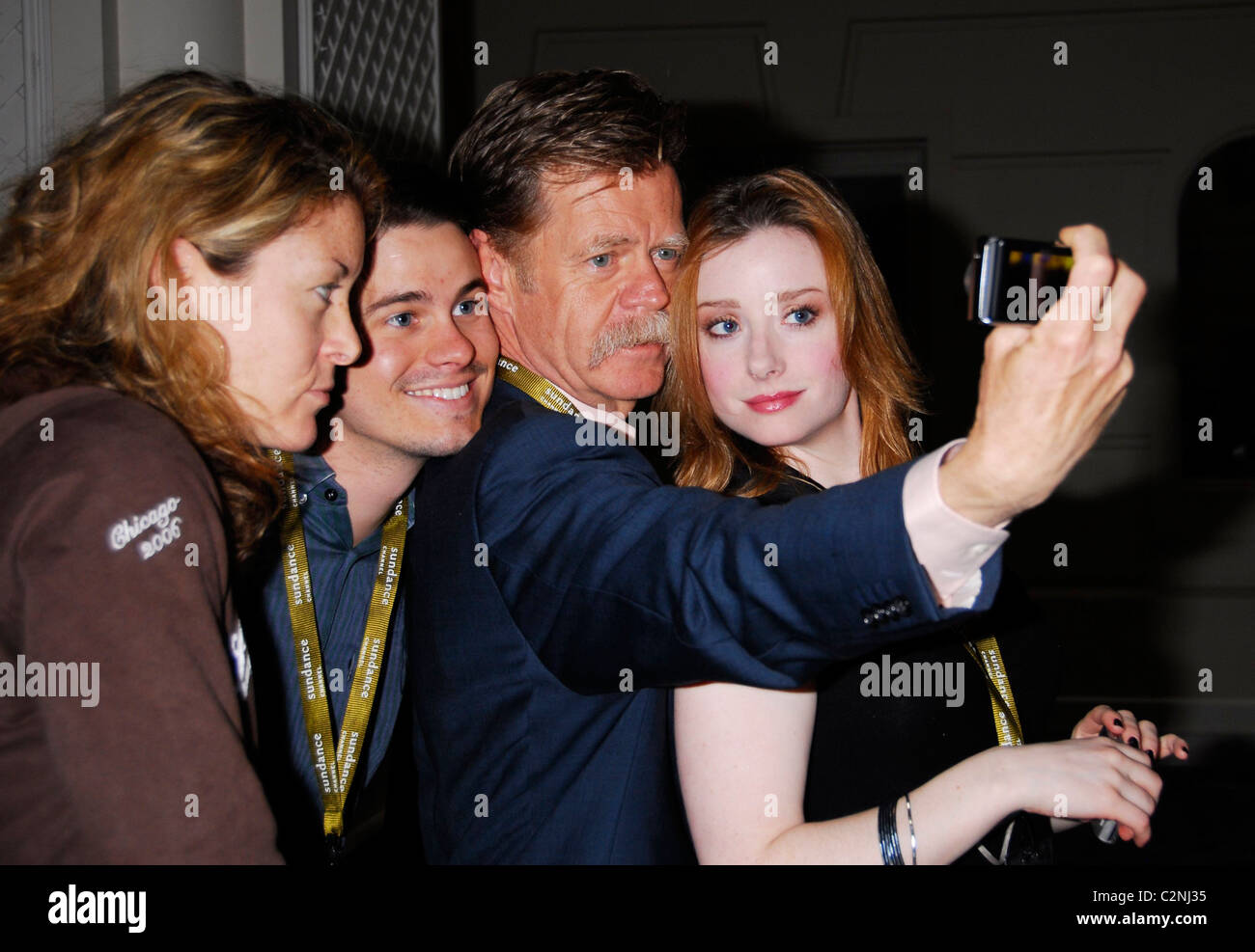 Fan, Jason Ritter, William H. Macy and Fiona Glascott The cast of 'The ...