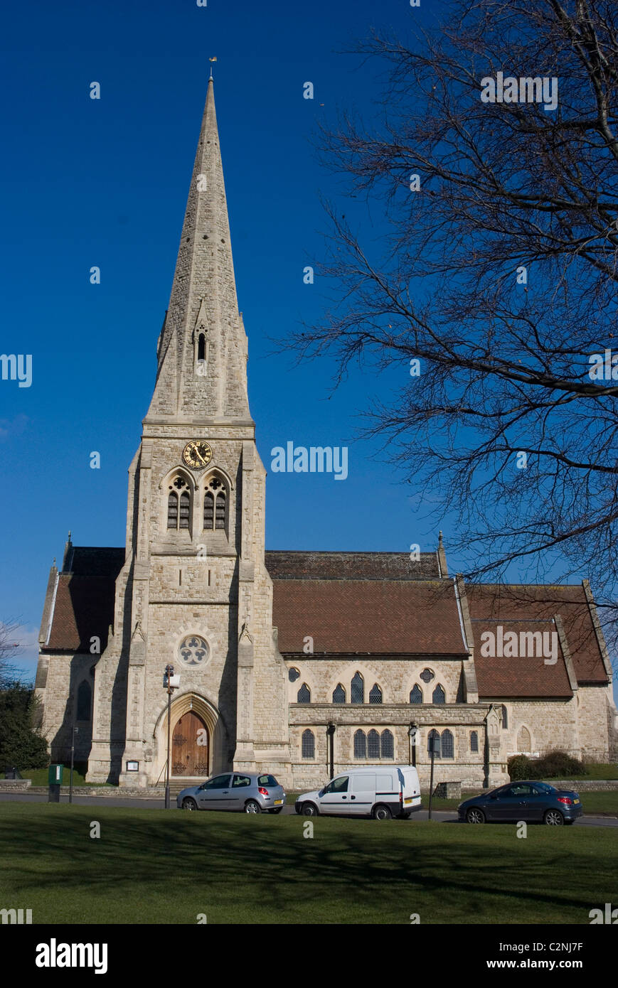 All Saints Church, Blackheath, Blackheath Common, Blackheath Village, Blackheath, London, SE3, England Stock Photo