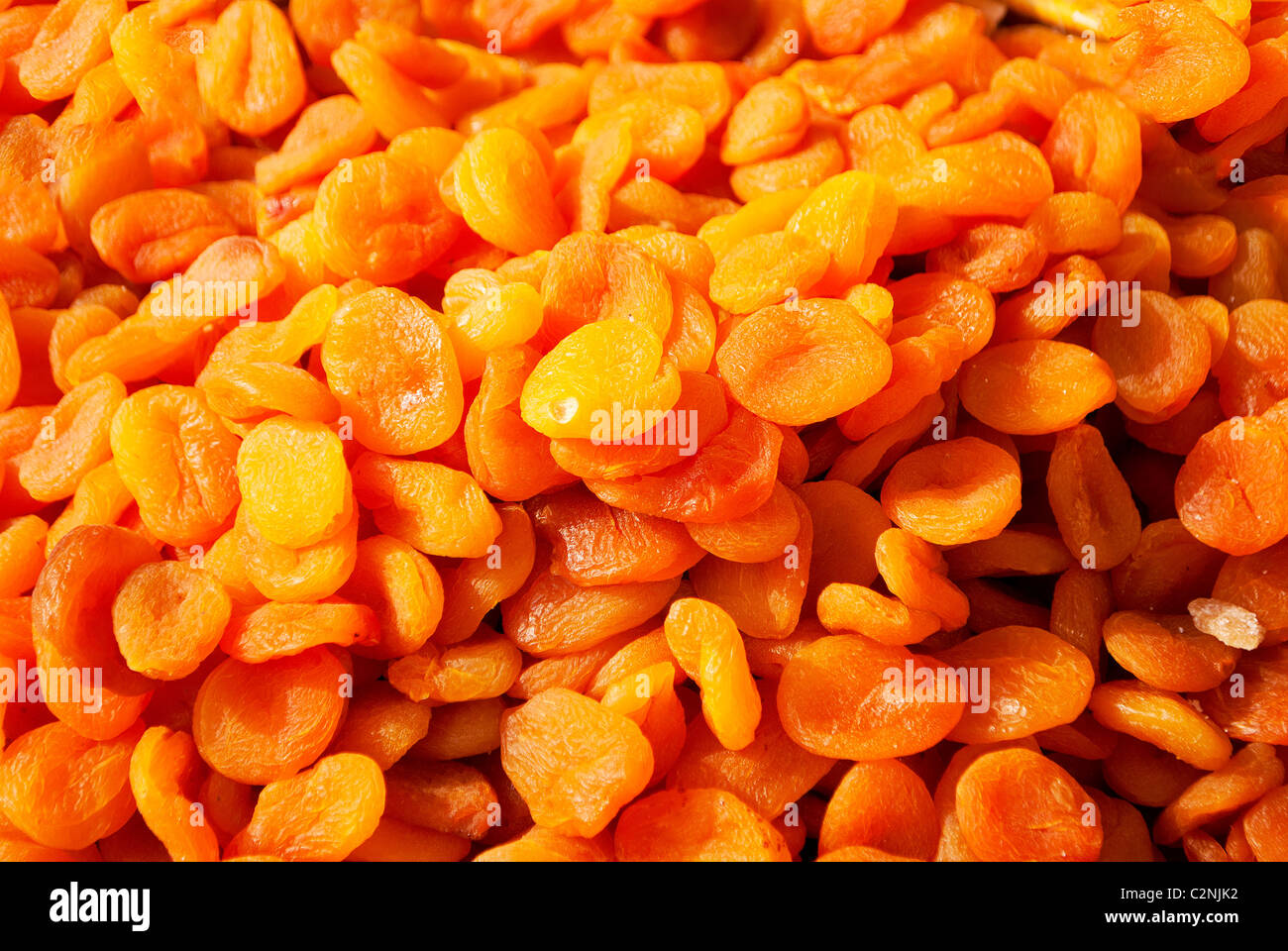 Candied Fruit Sweetened Colored Yellow And Red Stock Photo Alamy