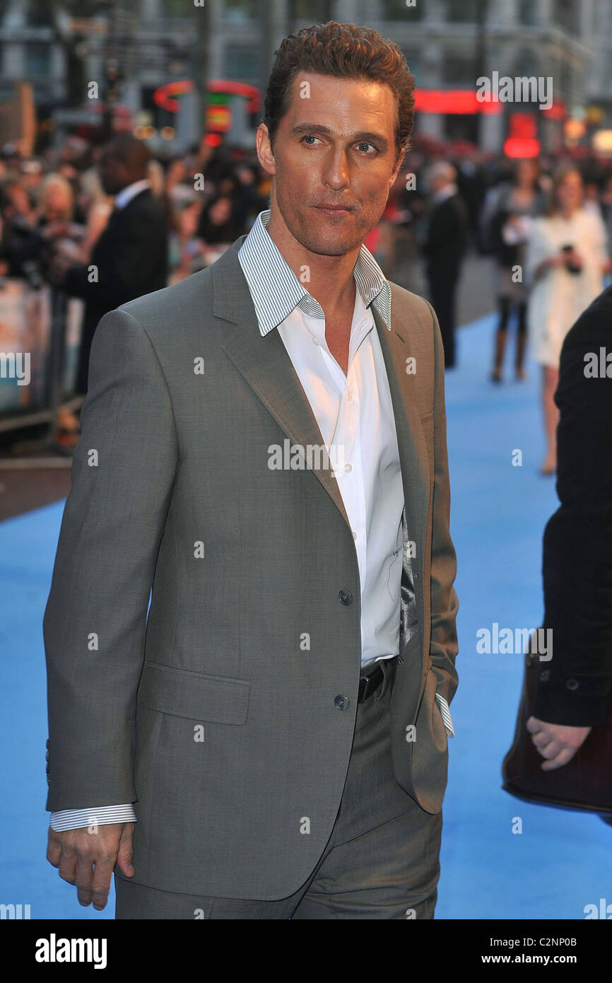 Matthew McConaughey UK film Premiere of 'Fool's Gold' held at Vue