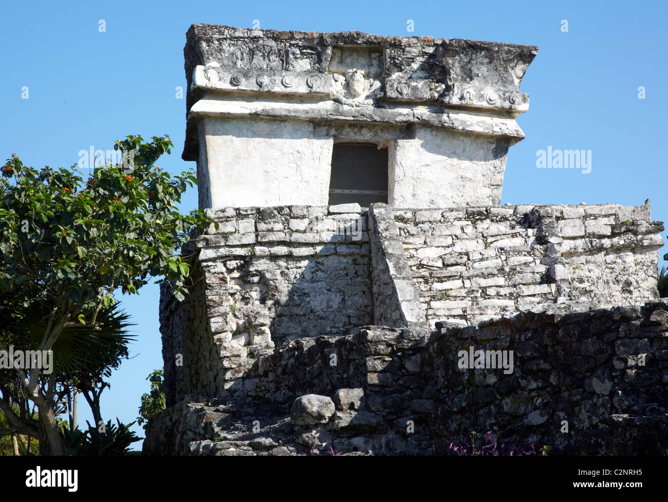 Tulum Ruins Tulum Quintana Roo Mexico Stock Photo