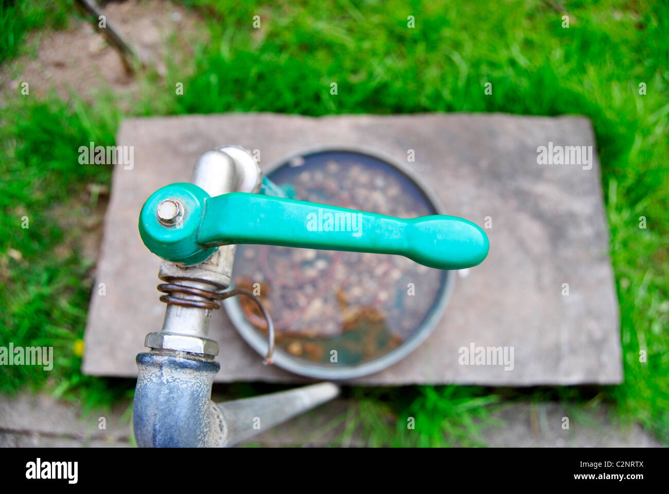 tap water in the garden Stock Photo Alamy