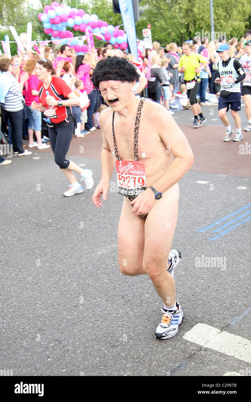 2011 Virgin London Marathon Stock Photo