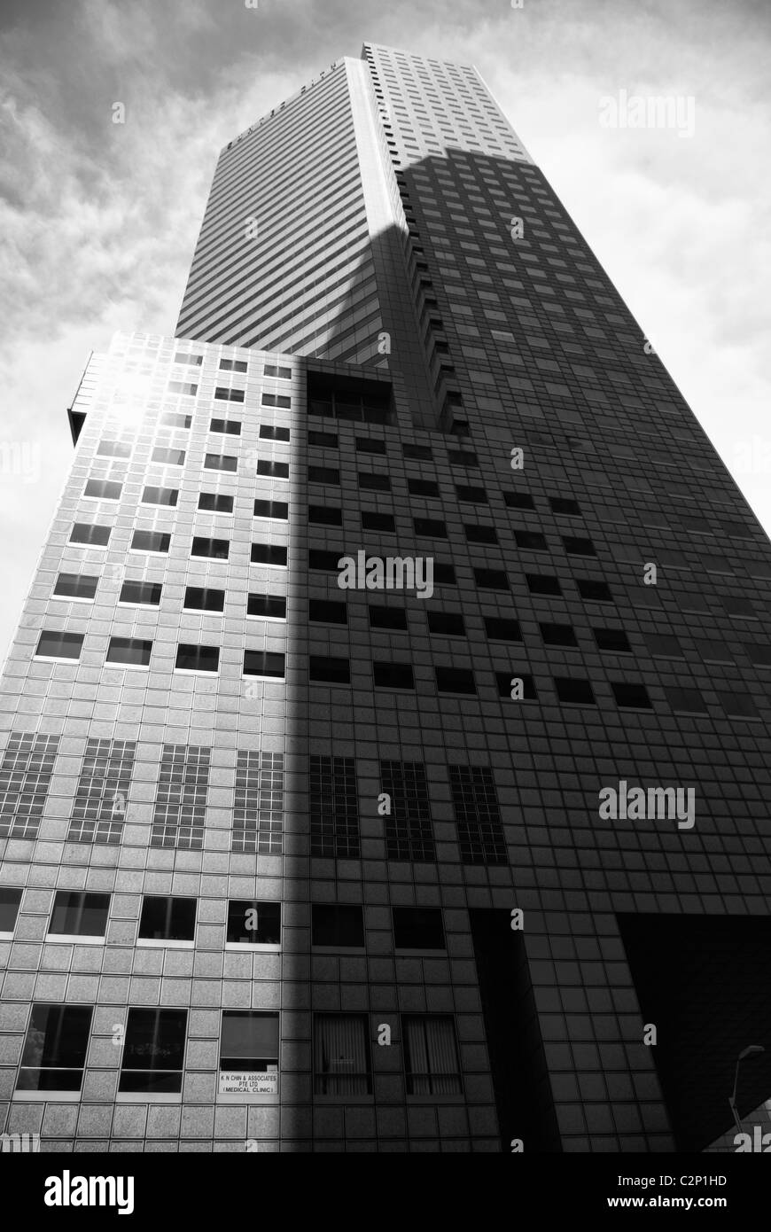 Tall building Black and White Stock Photos & Images - Alamy