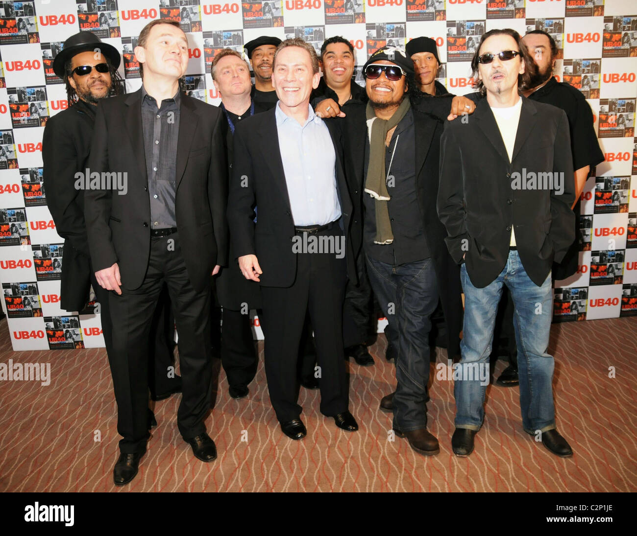UB 40 British Red Red Wine reggae band UB40 held a press conference at
