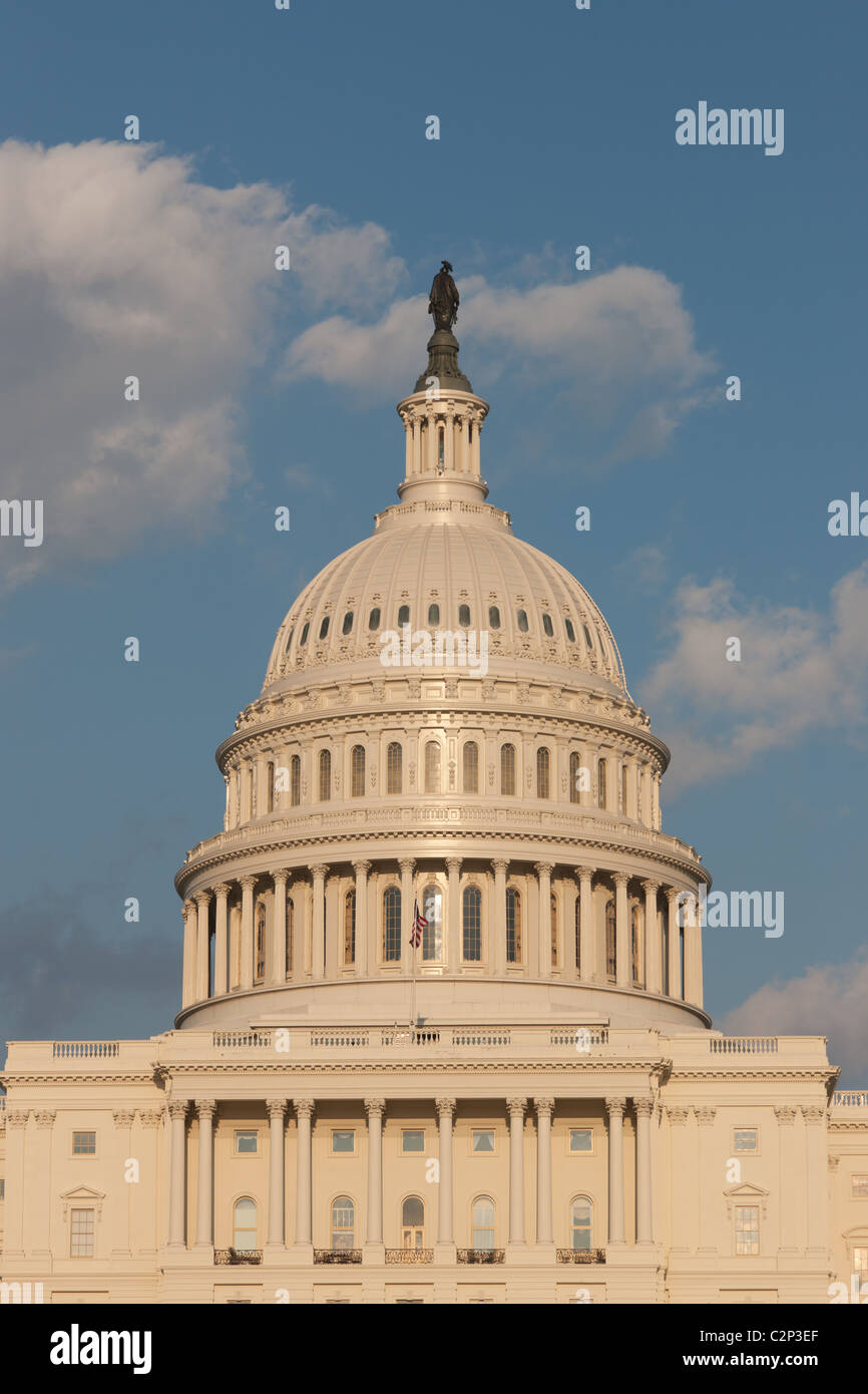 The US Capitol Building in Washington, DC. Stock Photo