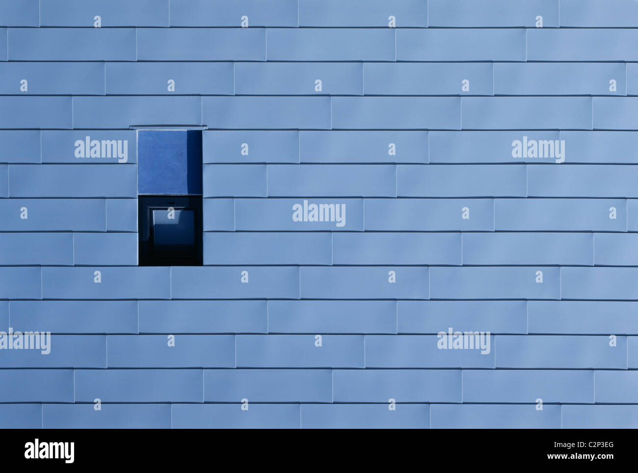 West Cambridge Residences, Cambridge. Zinc cladding detail Stock Photo ...