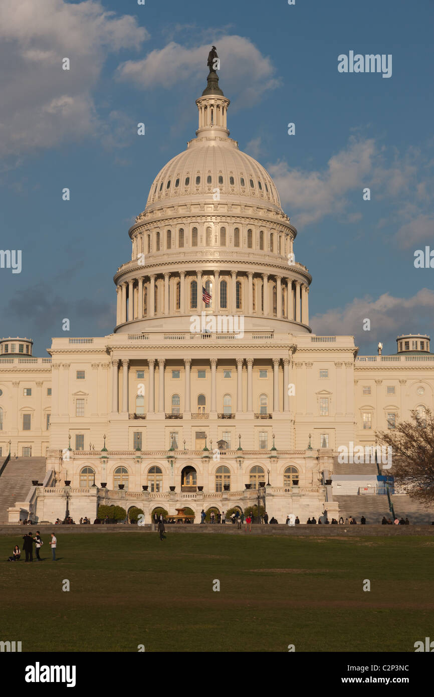 The US Capitol Building in Washington, DC. Stock Photo