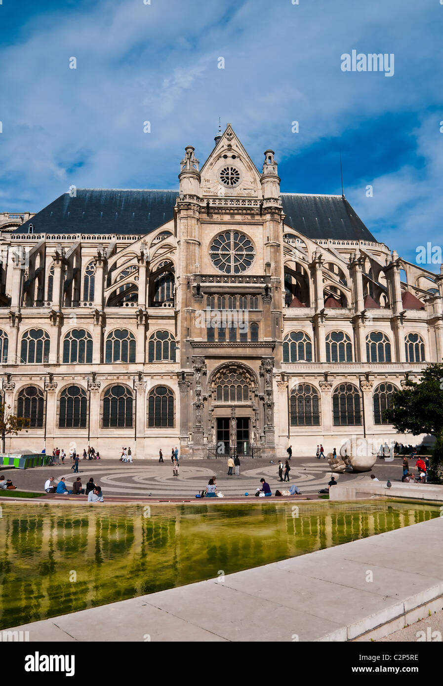 Saint Eustache church in Paris Stock Photo Alamy