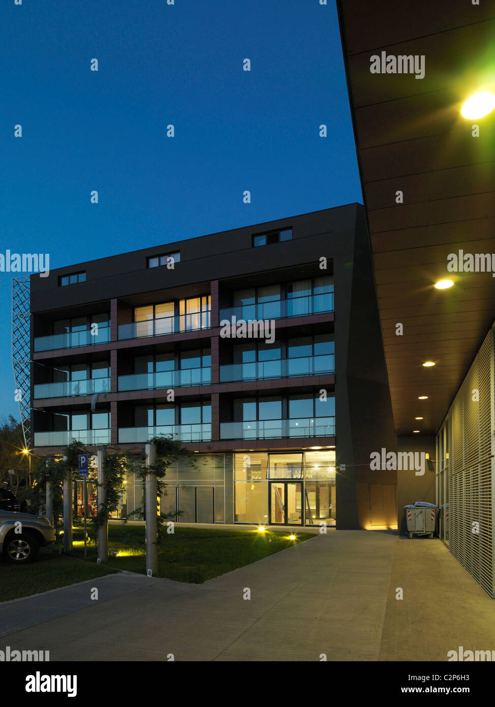 Commercial building, Rimini Stock Photo - Alamy