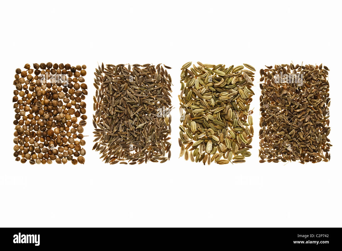 Coriander ,Cumin ,Fennel and Aniseeds Stock Photo Alamy