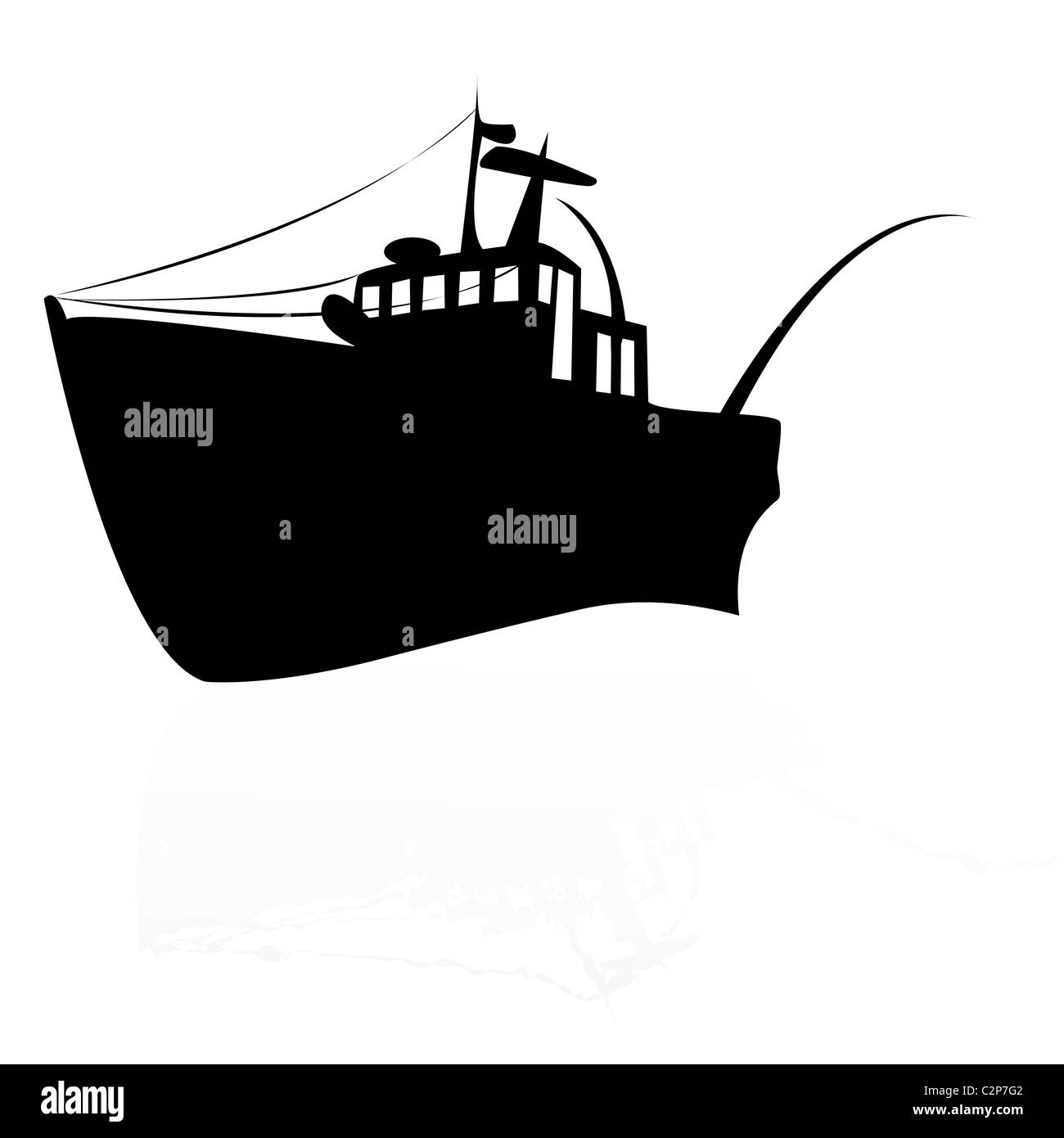 Fishing ship Stock Photo
