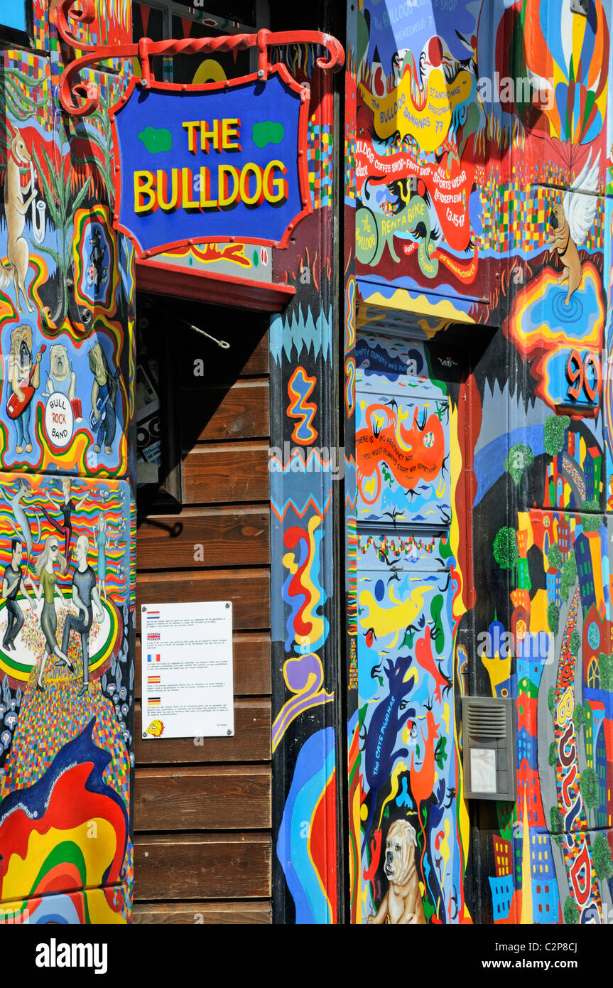 Amsterdam, Netherlands. Bulldog Pub Stock Photo