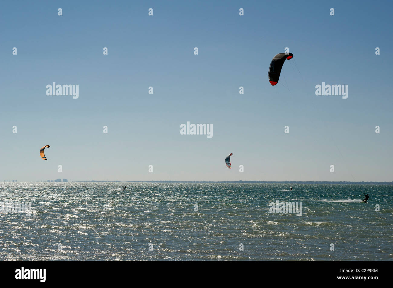 Kitesurfing in Miami, Florida Stock Photo Alamy