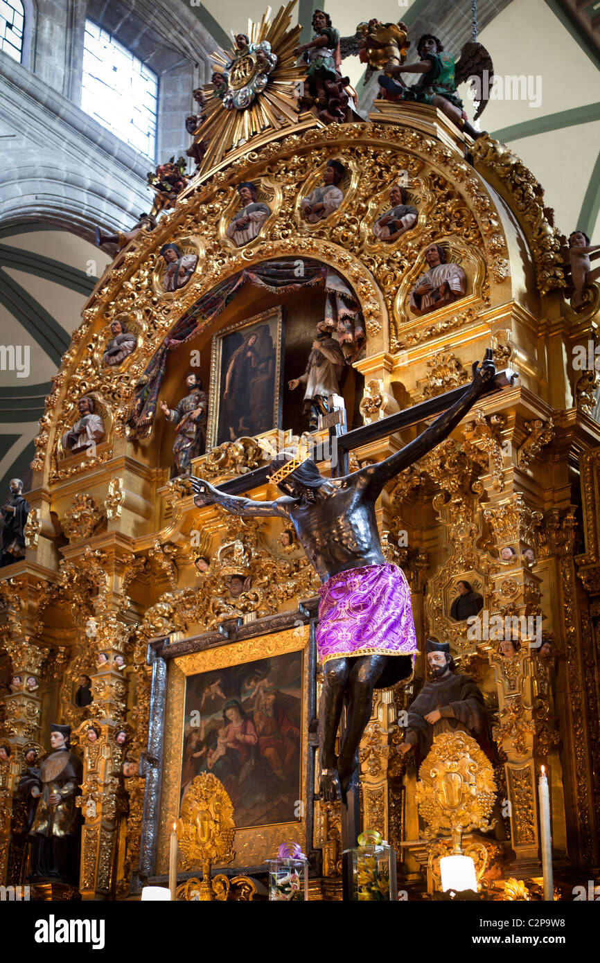 Oracion al Senor del Veneno Metropolitan Cathedral Mexico City Stock ...
