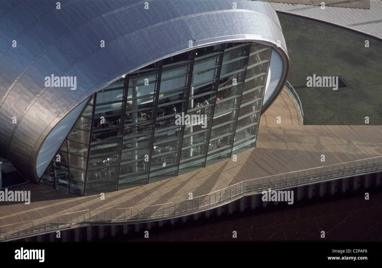 Glasgow Science Centre, Scotland. Imax Cinema detail view Stock Photo
