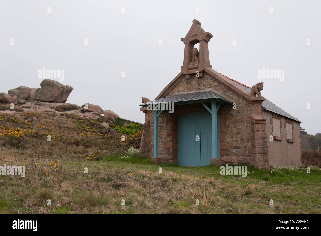 Pink granite coast, Ploumanac'h, Brittany, France Stock Photo Alamy