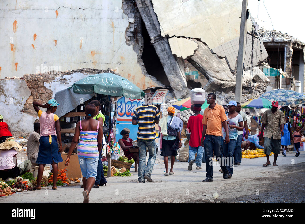 Haiti earthquake 2010 port au prince hires stock photography and